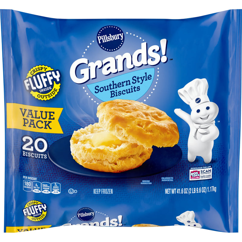 Pillsbury Grands! Southern Style Frozen Breakfast Biscuits, Value Pack, 20 ct., 41.6 oz — photo 4