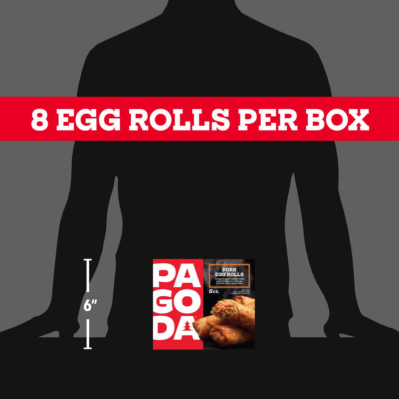 Pagoda Frozen Crunchy Crispy Pork Egg Rolls, 22.0 oz — photo 4