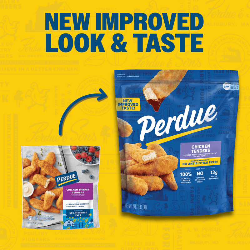 Perdue, No Antibiotics Ever, Frozen Breaded Chicken Breast Tenders, 29 oz. — photo 5