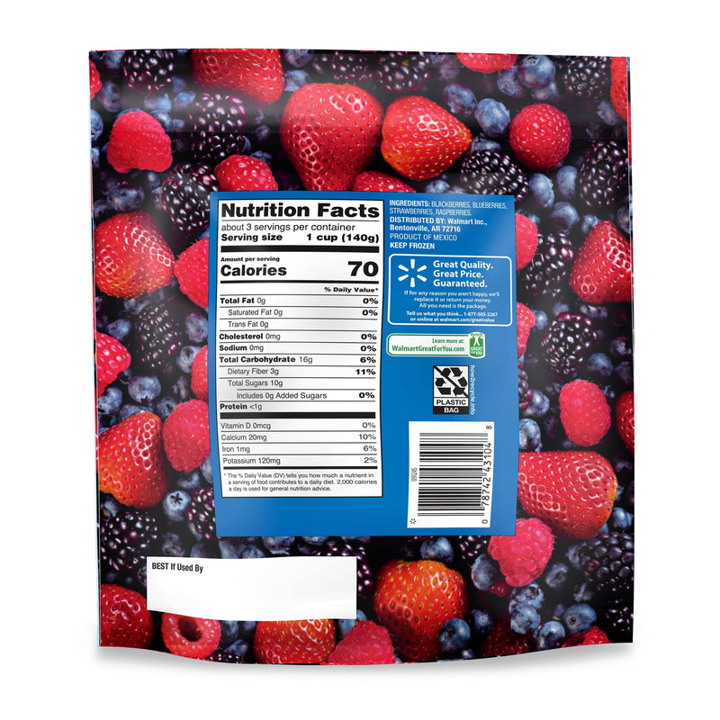 Great Value Frozen Whole Berry Medley, 16 oz — photo 5