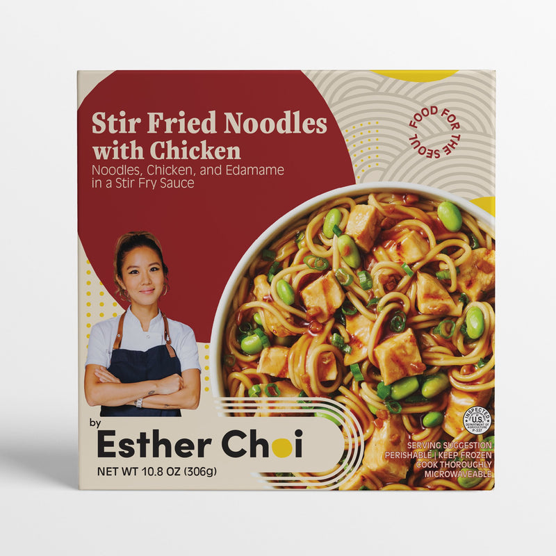 Esther Choi Stir Fried Noodles with Chicken, 10.8 oz (Frozen) — photo 5