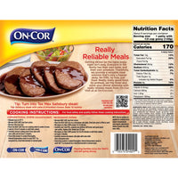 On-Cor Gravy & 6 Salisbury Steaks Entree, Regular 28 Ounce Package Meal, (Frozen) — photo 5