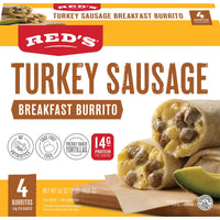 Red's Turkey Sausage Breakfast Burrito, 16 oz. 4 Count (Frozen) — photo 5