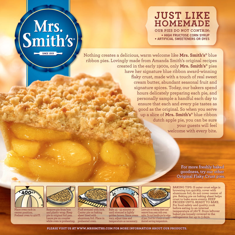 Mrs. Smith's Frozen Original Flaky Crust Dutch Apple Pie, 37.01 oz — photo 5