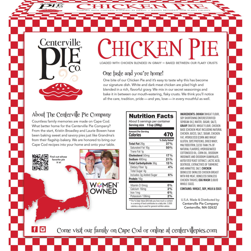 Centerville Frozen Chicken Pie 36 oz. Carton, Ready to Bake — photo 5