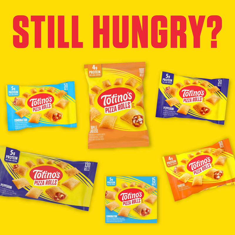 Totino's Pizza Rolls, Pepperoni Flavored, Frozen Appetizers, 50 Rolls, 24.8 oz — photo 5