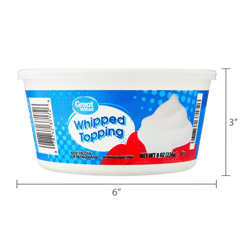 Great Value Whipped Topping, Dessert and Fruit Topping, 8 oz (Frozen) — photo 5