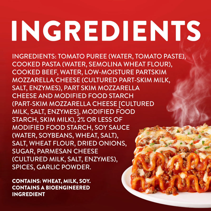 Stouffer’s Classic Lasagna with Meat and Sauce, Large Size, Oven Ready, Frozen Dinners 19 oz — photo 5