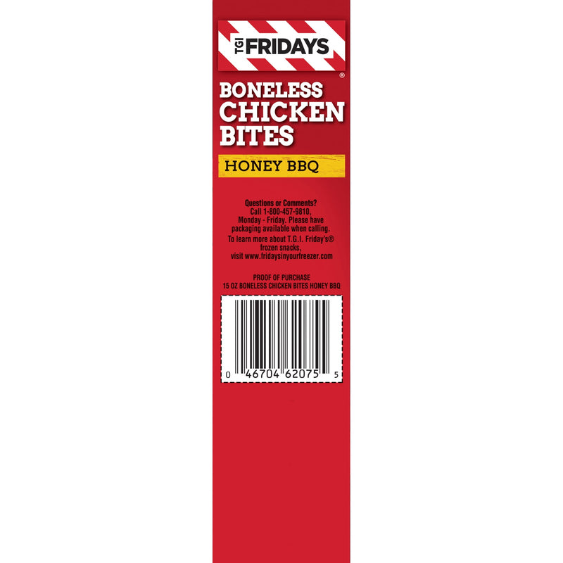 TGI Fridays Boneless Chicken Bites Frozen Appetizers, for Restaurant-Style Snacking and Hosting, Honey BBQ, 15 oz (425g) — photo 5