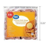 Great Value All Natural Chicken Wing Sections, 8 lb (Frozen) — photo 5