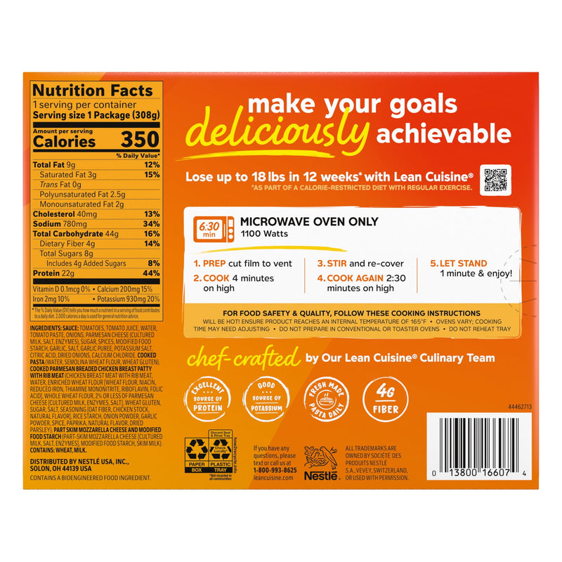 Lean Cuisine Chicken Parmesan, Frozen Meal, 10.875 oz — photo 5