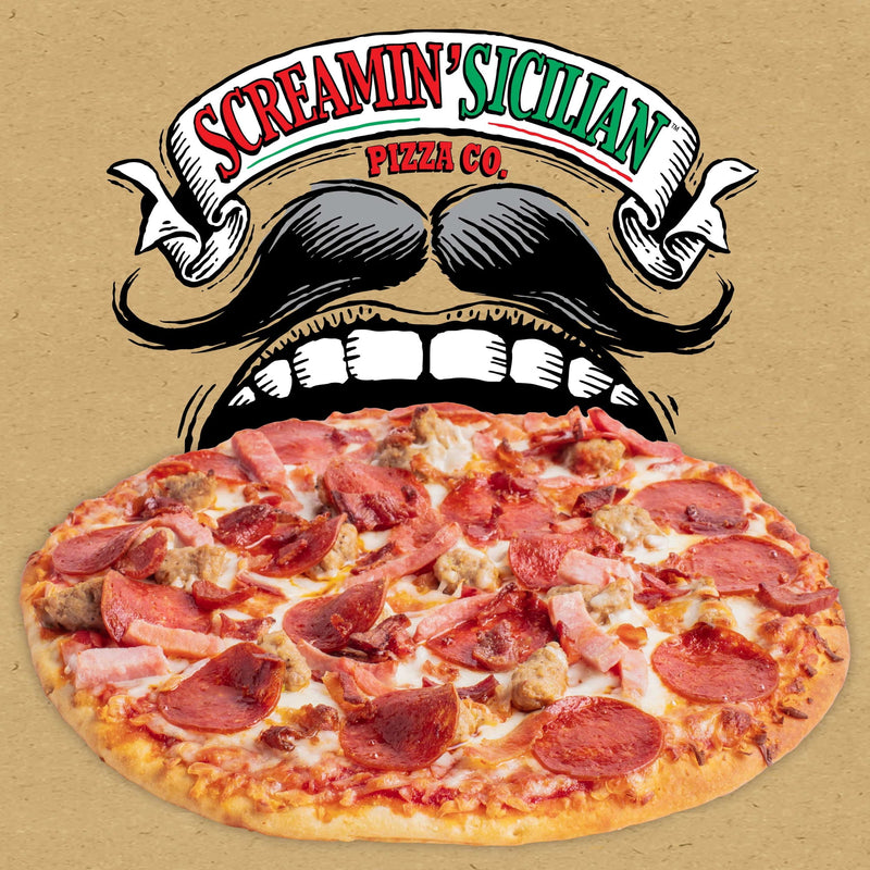 Screamin' Sicilian Original Pizzeria Crust Mother of Meat Frozen Pizza, 23.4 oz — photo 5