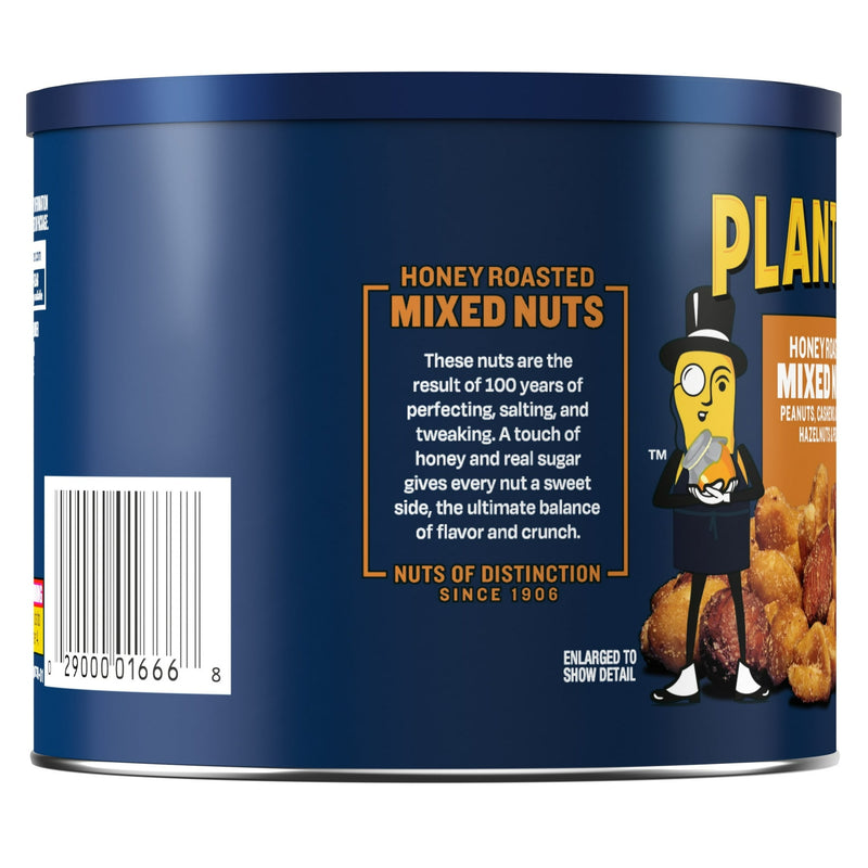 PLANTERS Honey Roasted Mixed Nuts, Party Snacks, Plant Based Protein, 10 oz Steel Can — photo 5