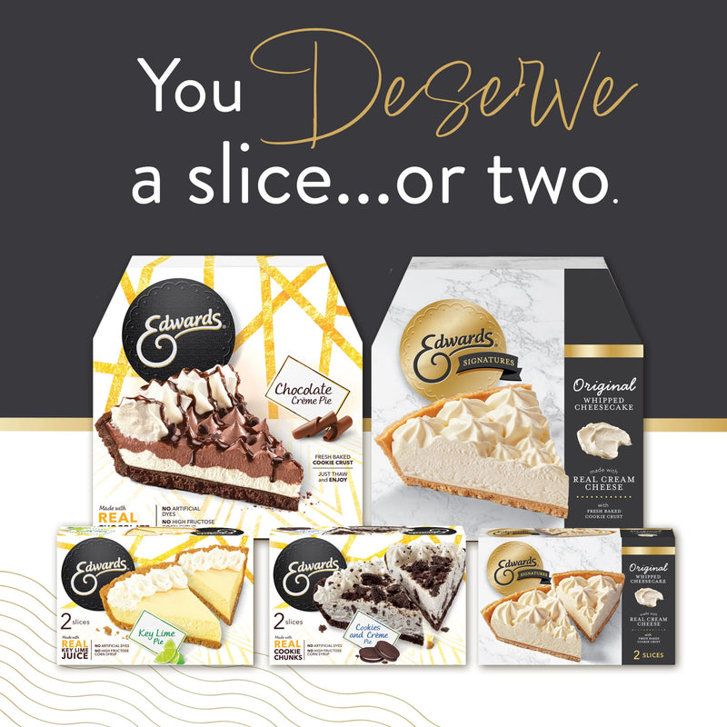 Edwards Frozen Chocolate Crème Dessert Pie Slices, 5.34 oz 2 Pack — photo 5