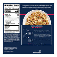 By Chef Ramsay Chicken Marsala Pasta with Roasted Chicken and Fettuccine, 10.51 oz (Frozen) — photo 5