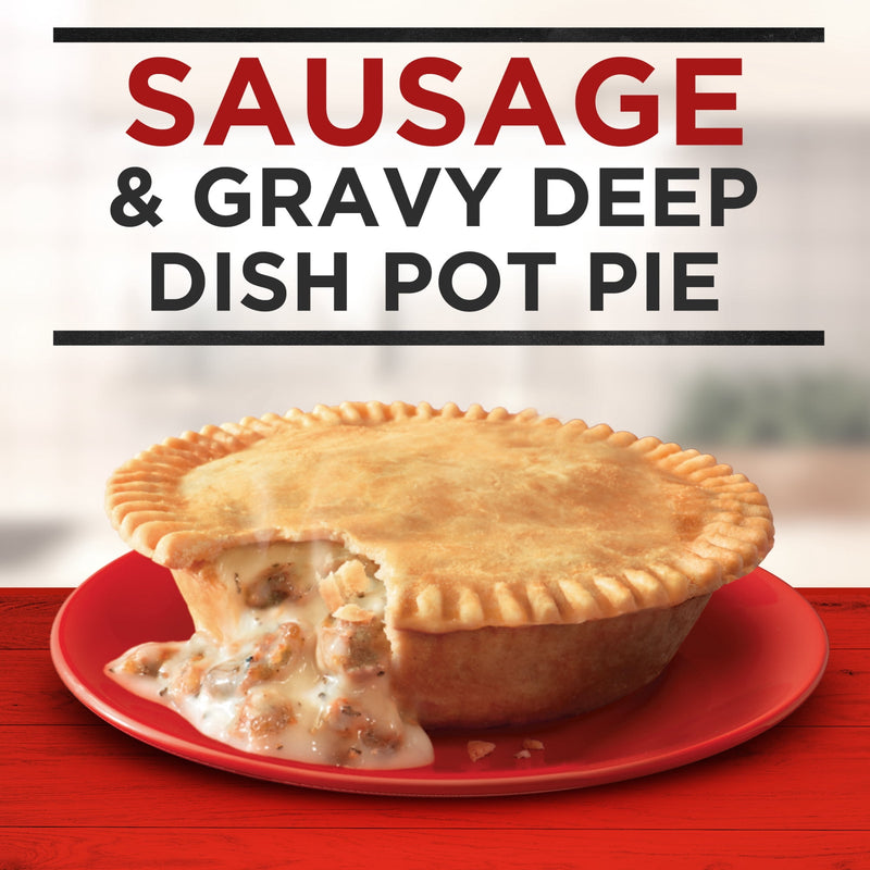 Banquet Sausage and Gravy Deep Dish Pot Pie, Frozen Meal, 7 oz. — photo 5