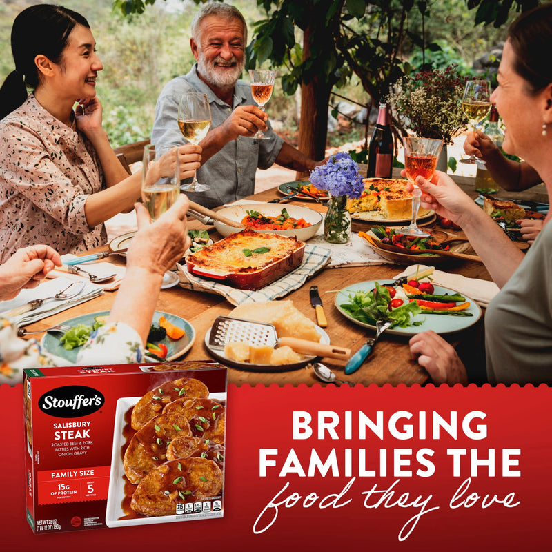 Stouffer’s Salisbury Steak, Family Size, Frozen Salisbury Steak, Easy Family Frozen Dinners 1.75 lb. — photo 5