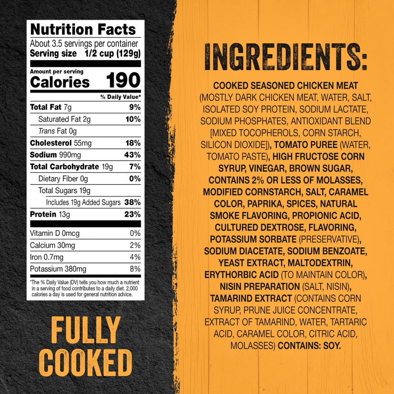LLOYD'S Shredded Chicken in Barbecue Sauce Fresh, Fully Cooked, Refrigerated, In Convenient 16 oz Plastic Microwaveable Tray — photo 5
