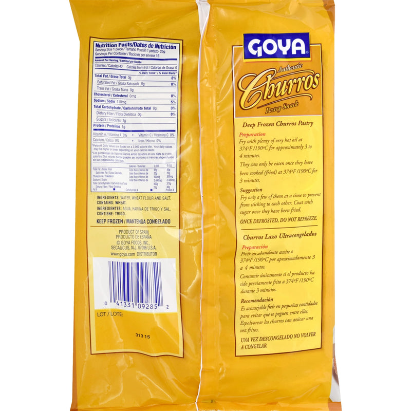 GOYA Authentic Churros Pastry Snacks 14.11 oz — photo 5