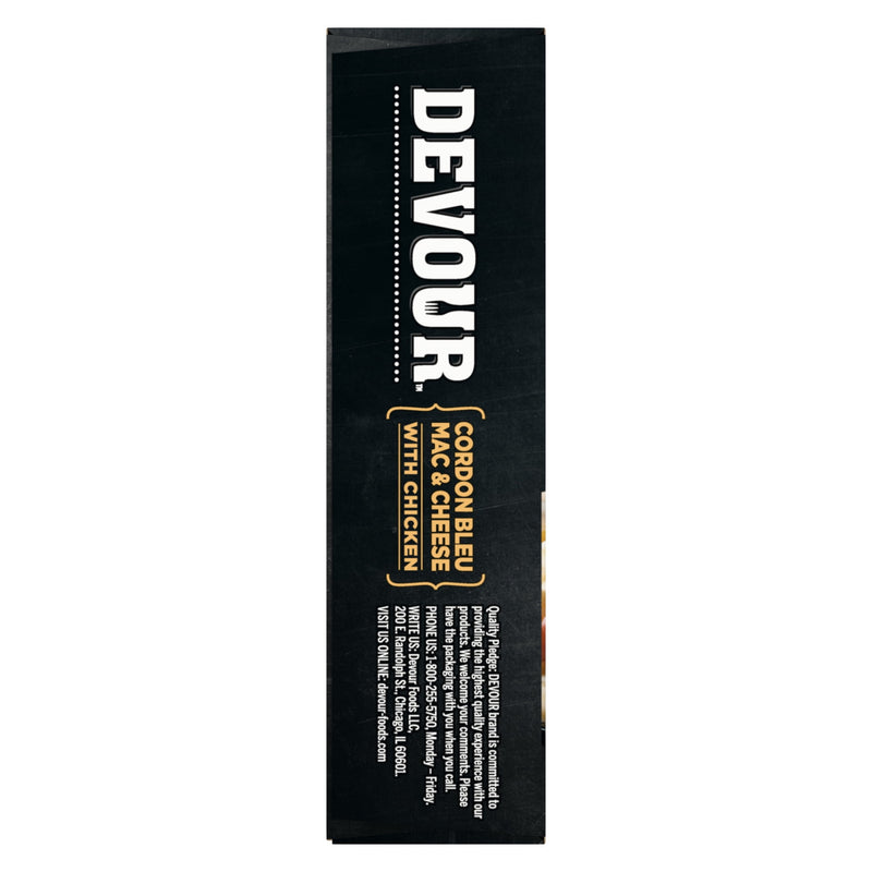 DEVOUR Chicken Cordon Bleu Mac & Cheese Frozen Meal, 10.5 oz Box — photo 5