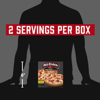 Red Baron Meat Trio Deep Dish Singles Frozen Personal Pizza, 11.2 oz 2 Pack — photo 5