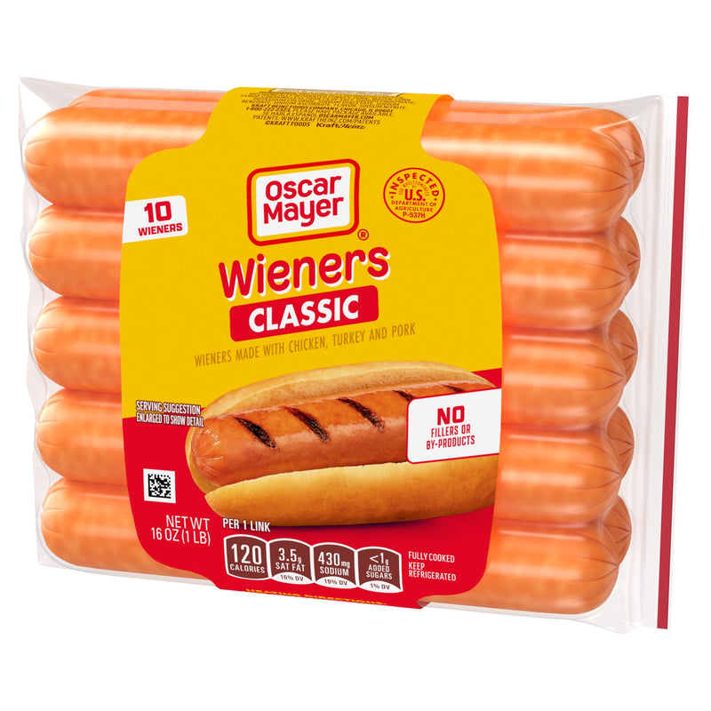 Oscar Mayer Classic Wieners Hot Dogs, 10 Count Pack — photo 5