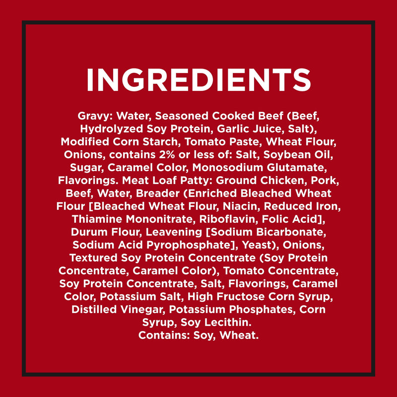 Banquet Family Size Meatloaf Slices Topped with Gravy, 7g Protein per Serving, Frozen Meal, 24 oz. — photo 6