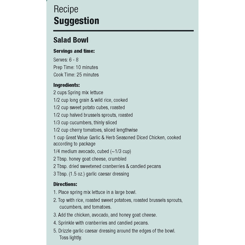 Great Value Garlic and Herb Seasoned Diced Chicken Breast, 2lb (Frozen) — photo 6