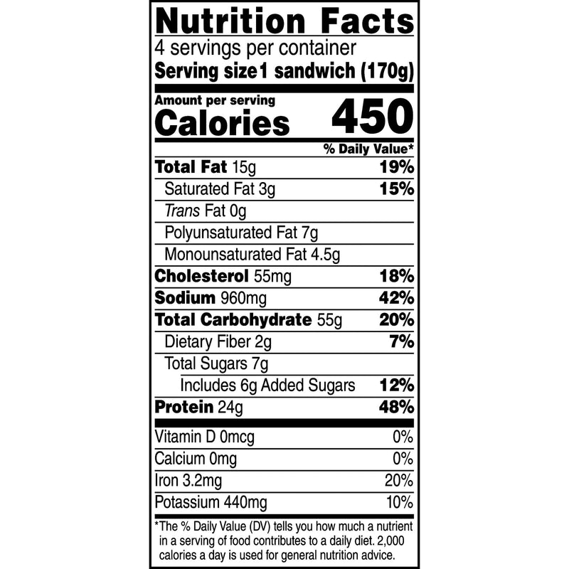 Tyson Spicy Chicken Breast Sandwich, 1.5 lb, 4 Count (Frozen Fully Cooked) — photo 6