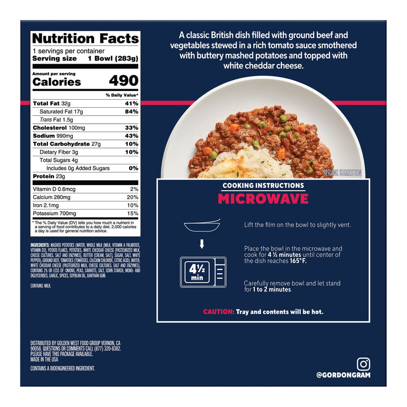 By Chef Ramsay Shepherd's Pie, 10 oz Bowl (Frozen) — photo 6