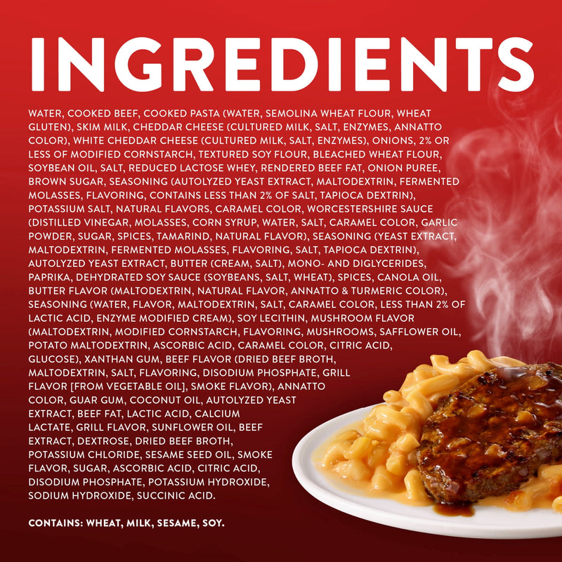 Stouffer's Salisbury Steak, Single Serve, Frozen Entrees for One, Ready to Cook Easy Dinners, Protein Frozen Meals 9.625 oz — photo 6