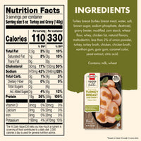 HORMEL SQUARE TABLE Sliced Roast Turkey Breast & Gravy, Refrigerated Entree, 15 oz Tray — photo 6