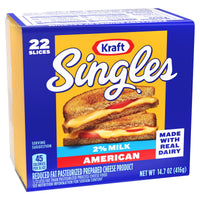 Kraft Singles 2% Pasteurized Prepared Cheese Product American Slices, 22 Count Pack — photo 6