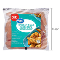 Great Value All Natural Chicken Breast Tenderloins, 3 lb (Frozen) — photo 6