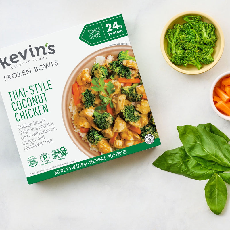 Kevin's Natural Foods Thai-Style Coconut Chicken, Frozen, 9.5 oz Bowl — photo 7