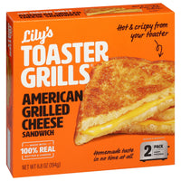 Lily's Toaster Grills - Grilled American Cheese Sandwich - Frozen Meal, 2 Pack, 6.8 oz — photo 6