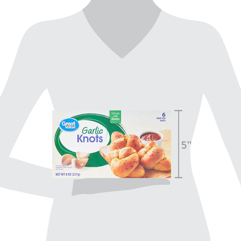 Great Value Garlic Knots, 8 oz, 6 Count (Frozen) — photo 6