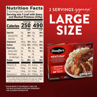 Stouffer’s Meatloaf, Large Size, Meatloaf Frozen Dinner, Easy Meals, Frozen Meals — photo 6
