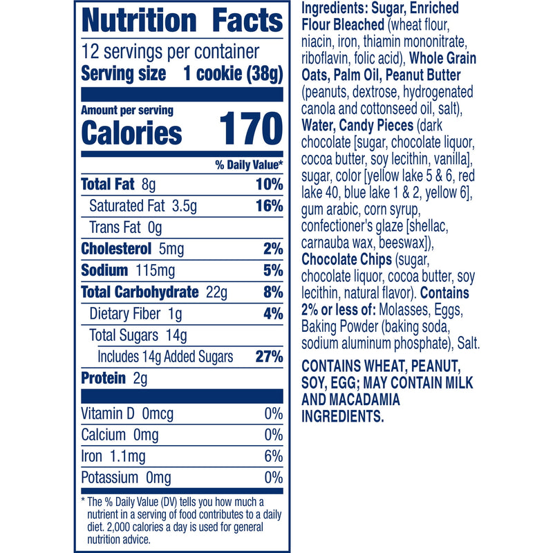 Pillsbury Ready to Bake Monster Refrigerated Cookie Dough, 12 Big Cookies, 16 oz — photo 6