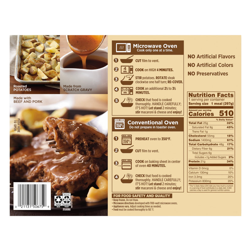 Marie Callender’s Salisbury Steak, Frozen Meal, 14 oz. — photo 6