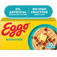 Eggo Buttermilk Waffles, Breakfast Food, 12.3 oz, 10 Count (Frozen) — photo 6