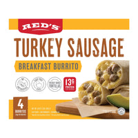 Red's Turkey Sausage Breakfast Burrito, 16 oz. 4 Count (Frozen) — photo 6