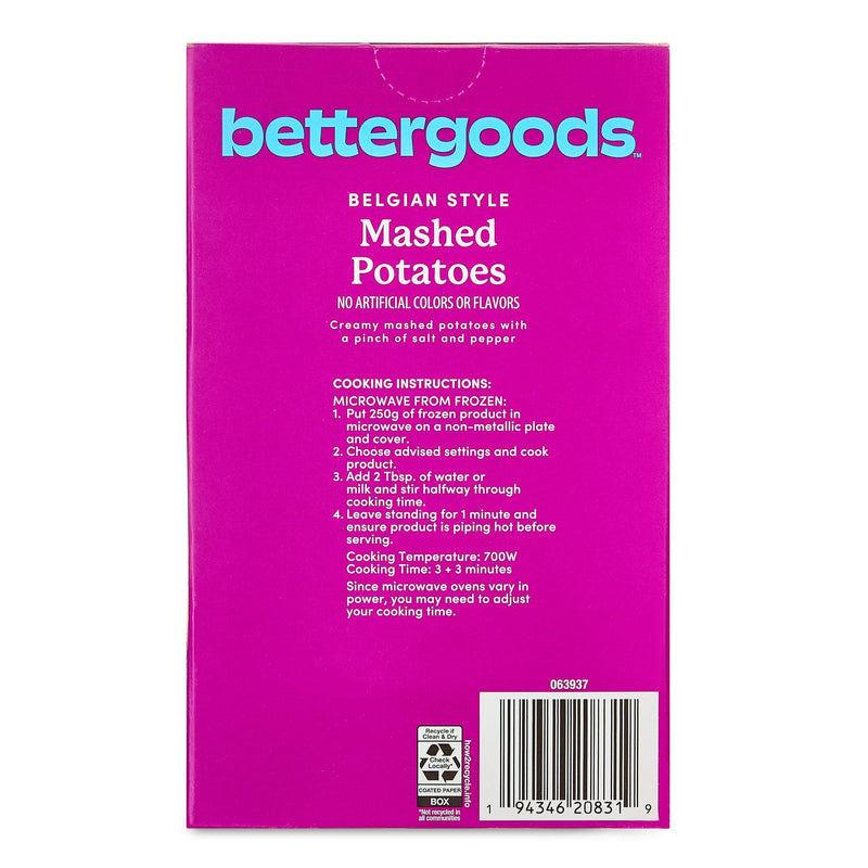 bettergoods Belgian Style Mashed Potatoes, 21.2 oz (Frozen) — photo 6