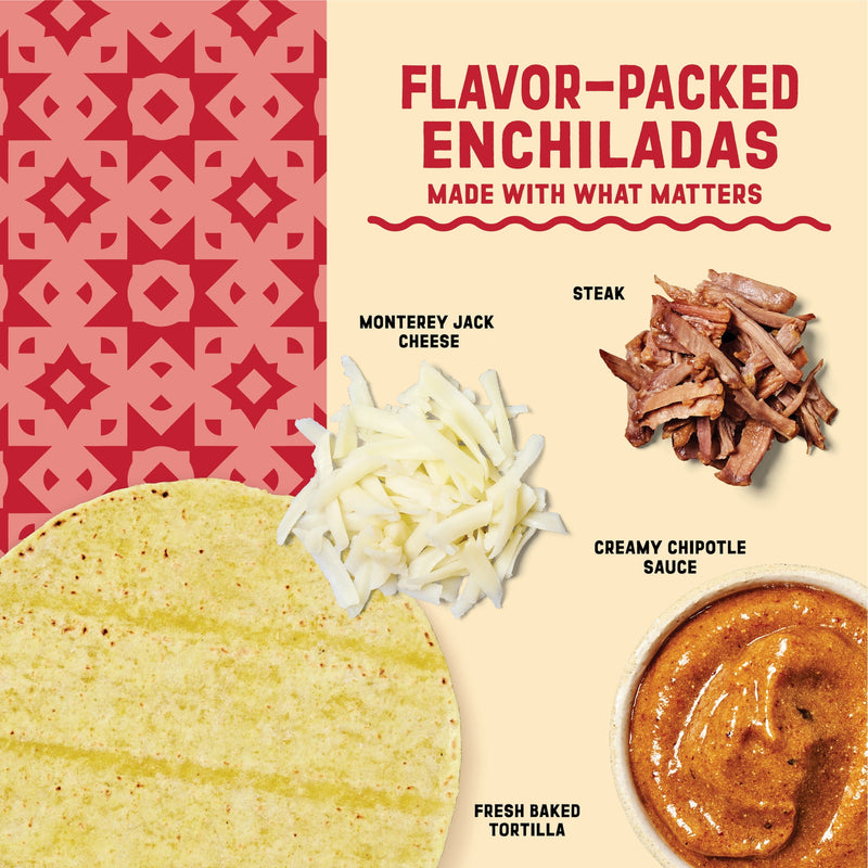 El Monterey Signature Entrée Steak Enchilada, 9 oz (Frozen) — photo 6