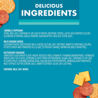 HORMEL GATHERINGS, Pepperoni with Cheese and Crackers, Deli Snack, Refrigerated, 14 oz Plastic Tray — photo 6