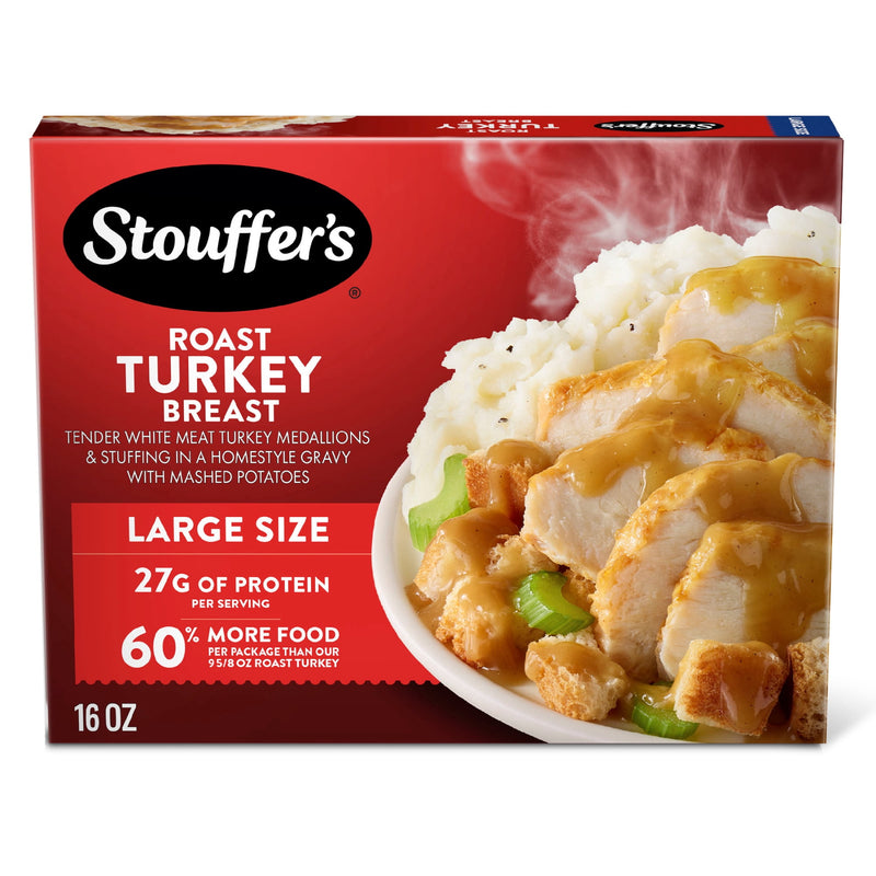 Stouffer's Roast Turkey Dinner Frozen Meal, 16 oz (Frozen) — package