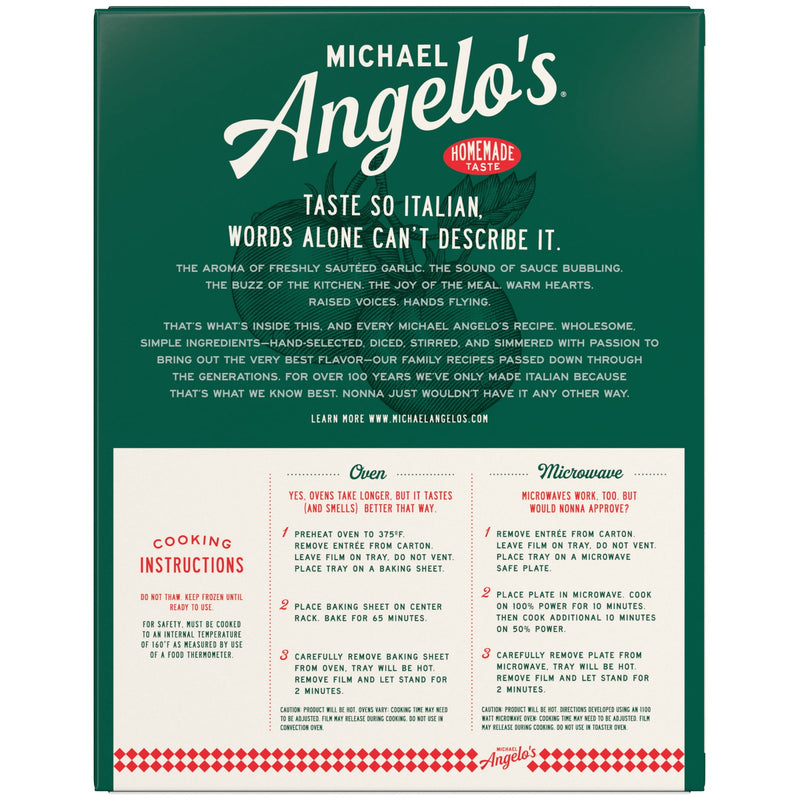 Michael Angelo's Eggplant Parmigiana Frozen, 30 oz Box — photo 8
