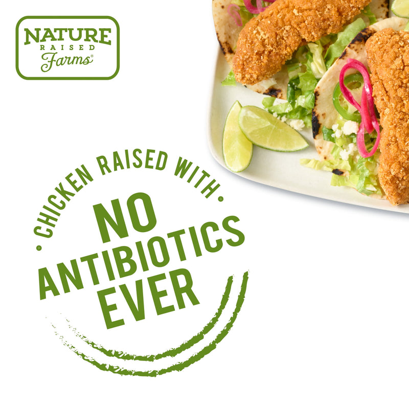 Nature Raised Farms No Seed Oils Lightly Breaded Frozen Chicken Breast Strips, 22 oz, 20g Protein per Serving (Fully Cooked) — photo 8