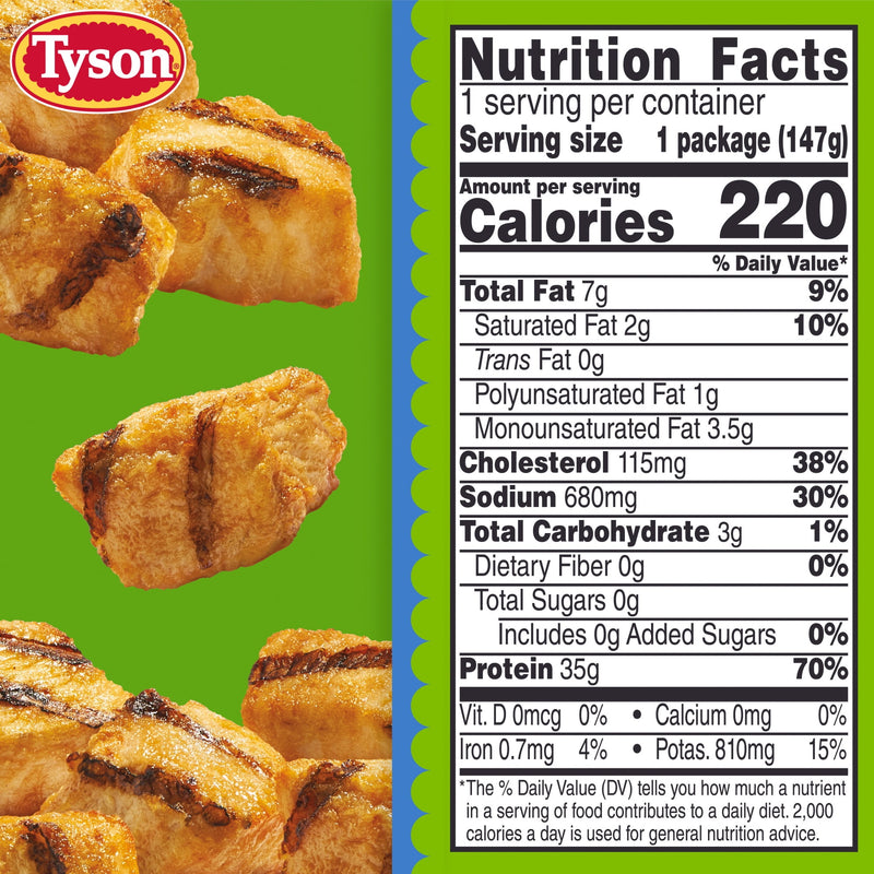 Tyson Grilled Boneless Chicken Bites Cup, 5.2 oz (Frozen, Fully Cooked) — photo 6