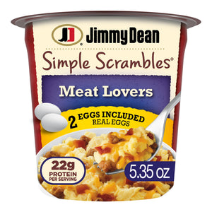 Jimmy Dean Refrigerated Simple Scrambles Cup Meat Lovers, 5.35 oz